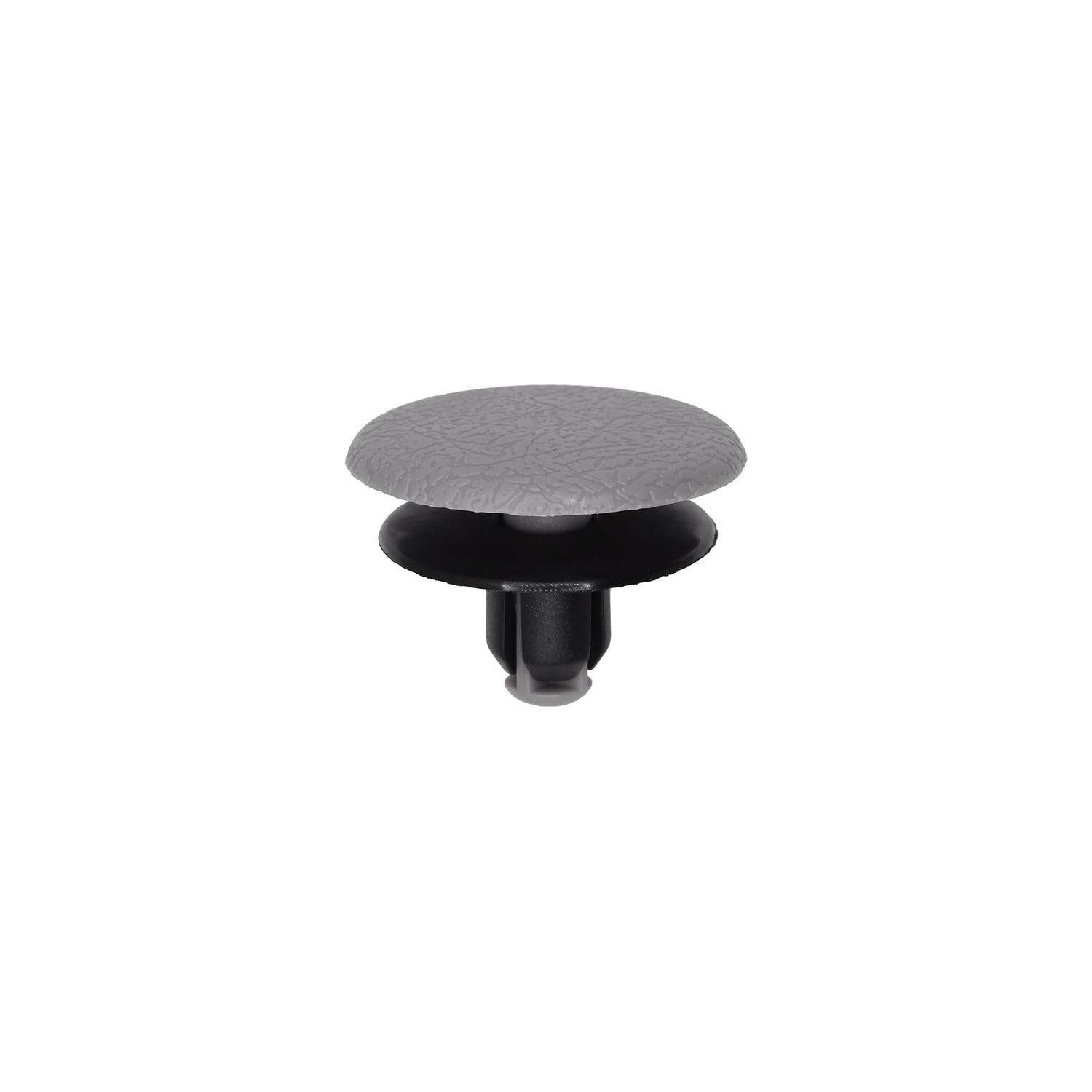 Subaru Push-Type Retainer, Gray And Black Nylon