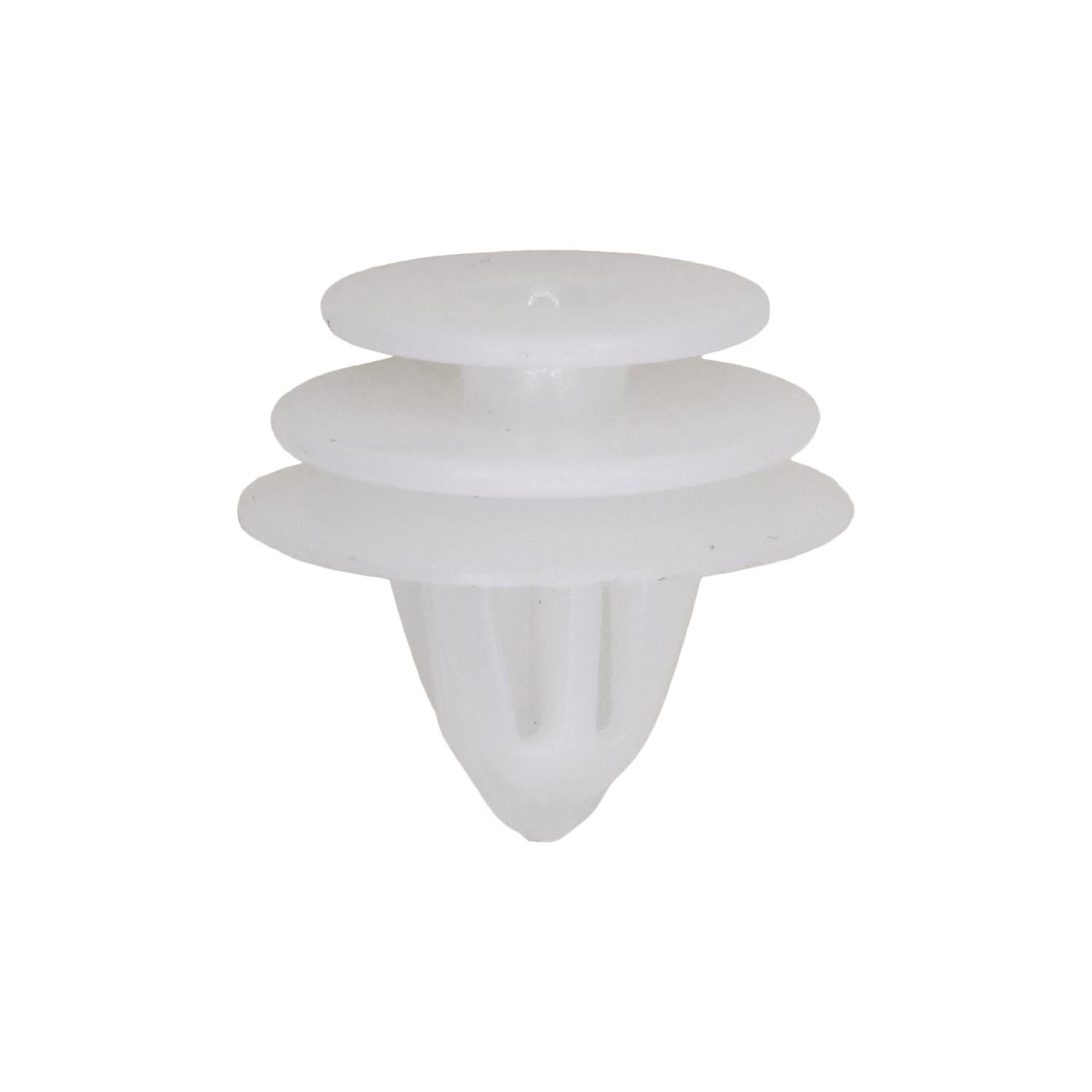 Subaru Retainer, White Nylon, 13mm Top Head, 16mm Middle Head