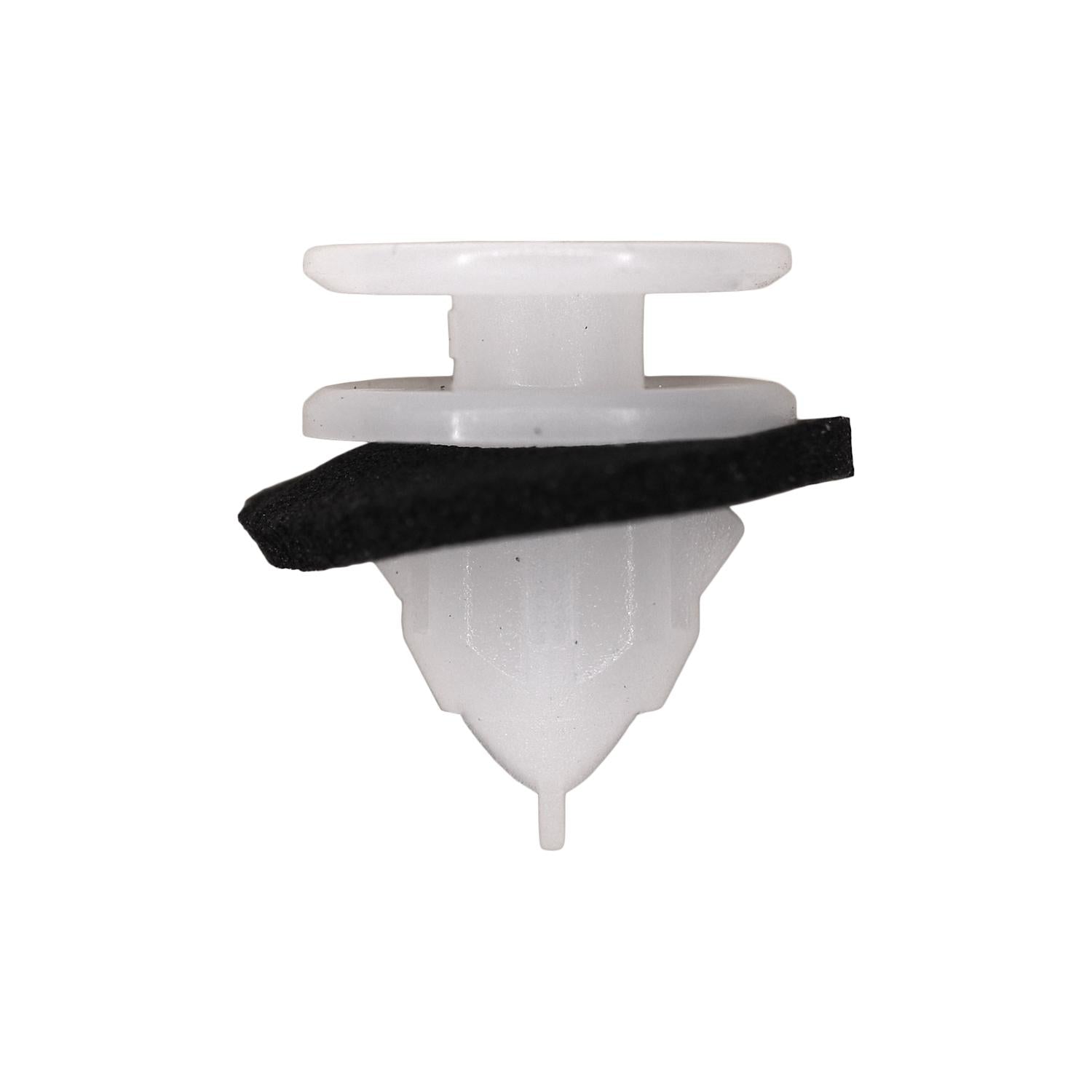 Nissan Moulding Clip with Sealer, White Nylon