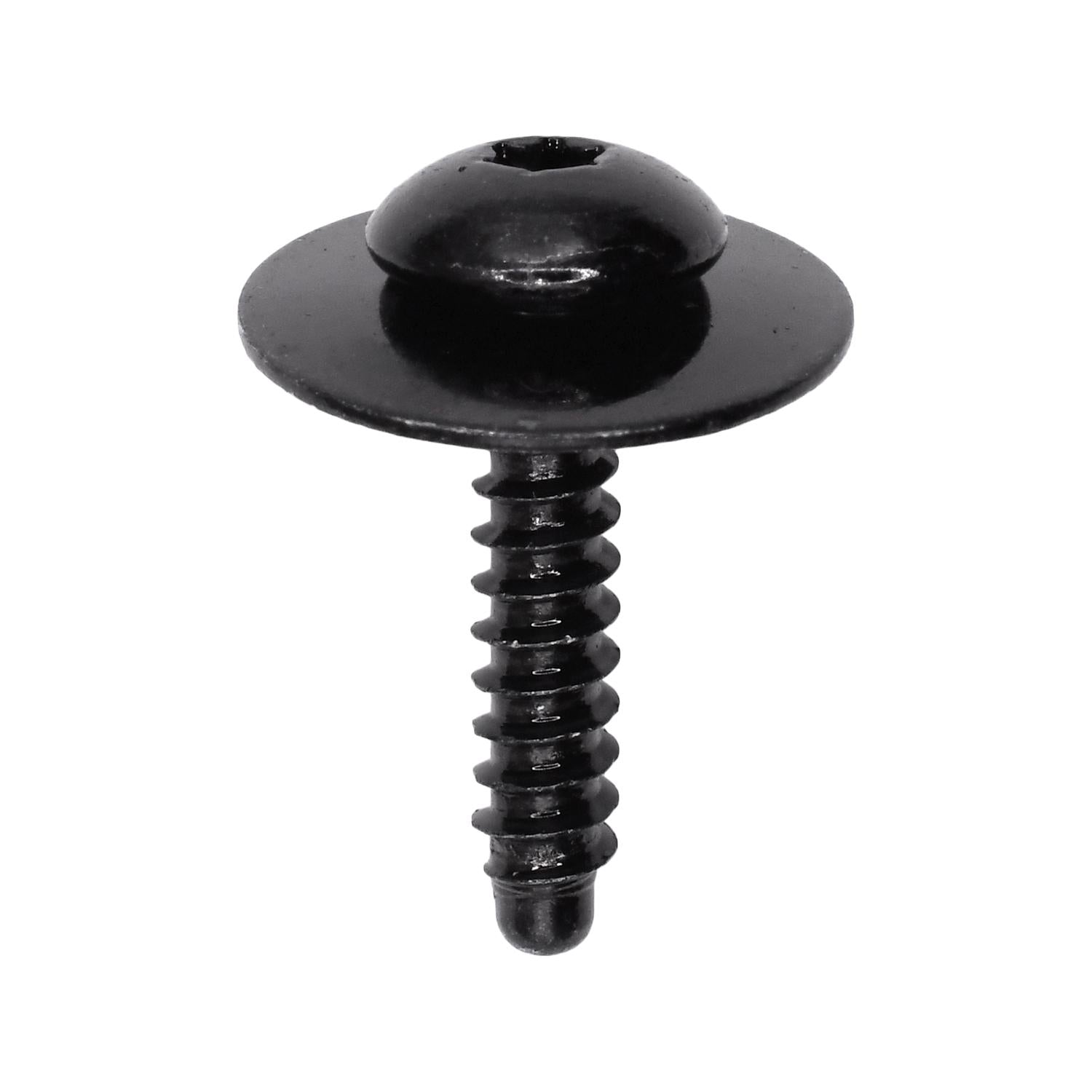 GM Torx, Pan Head Sems Tapping Screw with Dog Point, M4.2-1.41 x 20, 17mm Washer, T15 Drive