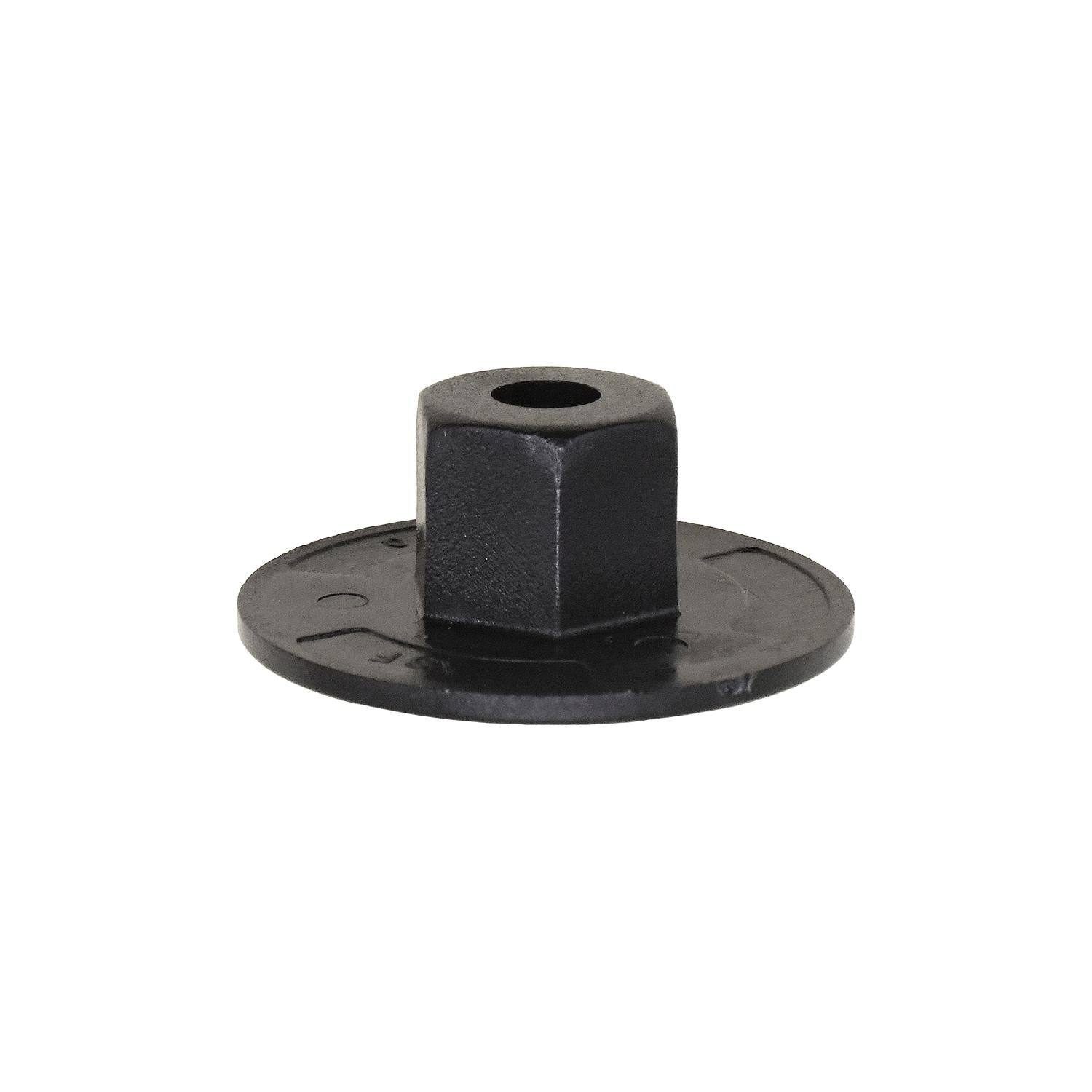 BMW Hex Flange Nut, Black Nylon
