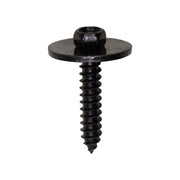 Ford Hex Head Sems Tapping Screw, Black Zinc