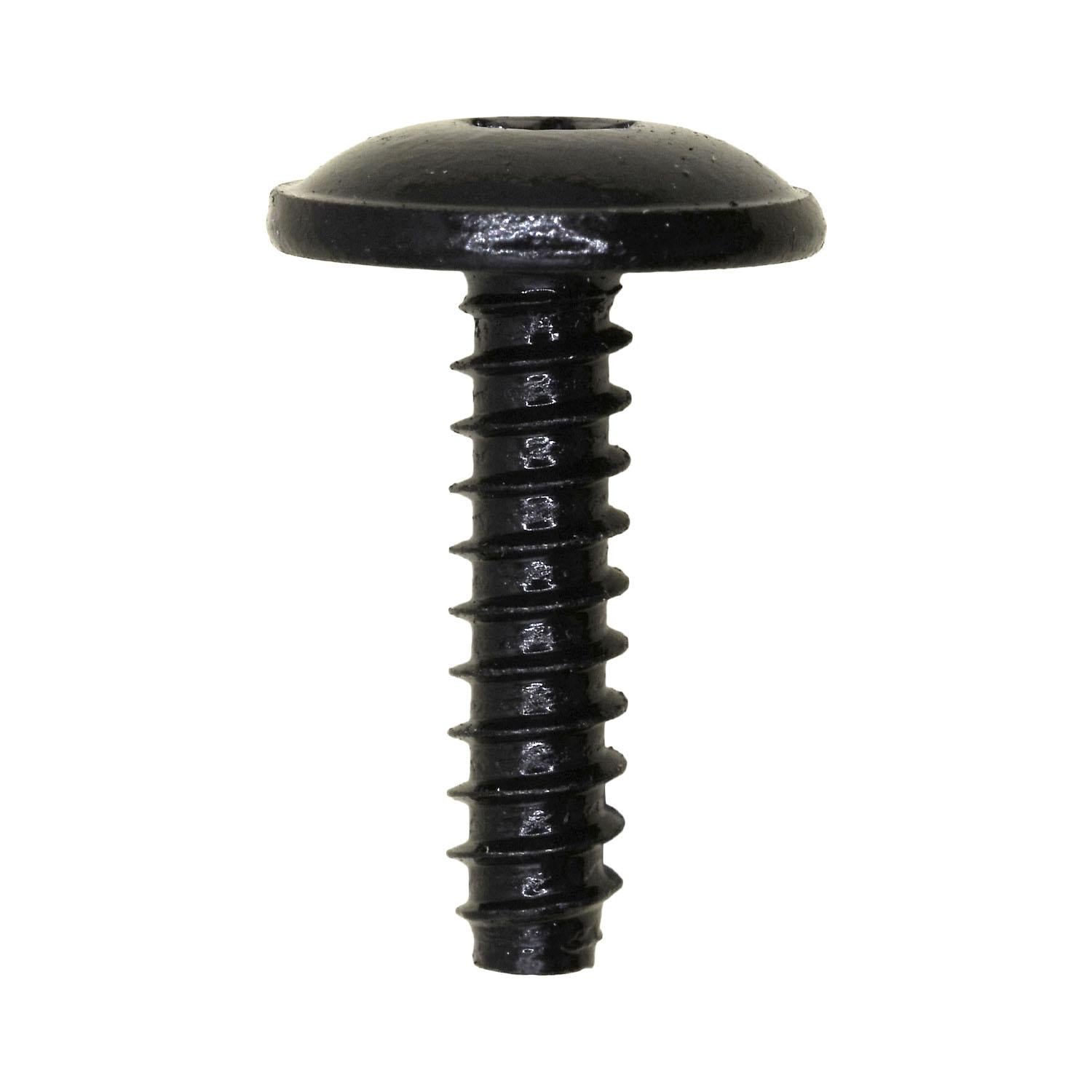 VW/Audi And BMW Torx Truss Head Tapping Screw, Black Zinc, M4.8-1.61 x 18