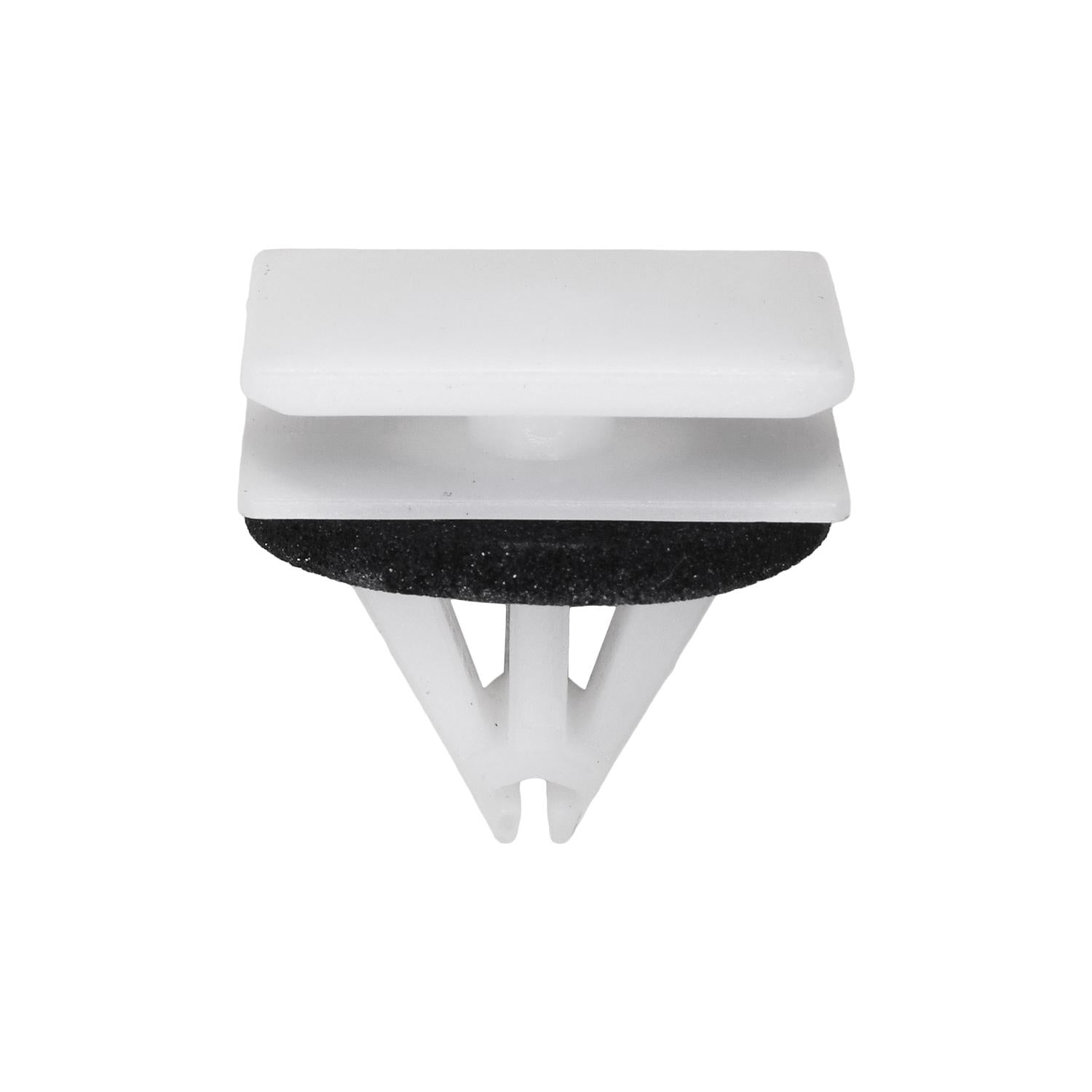 Ford Moulding Clip with Sealer, White Nylon