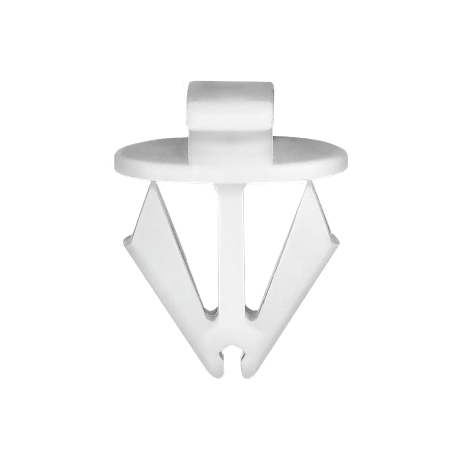 Chrysler Moulding Clip, White Nylon