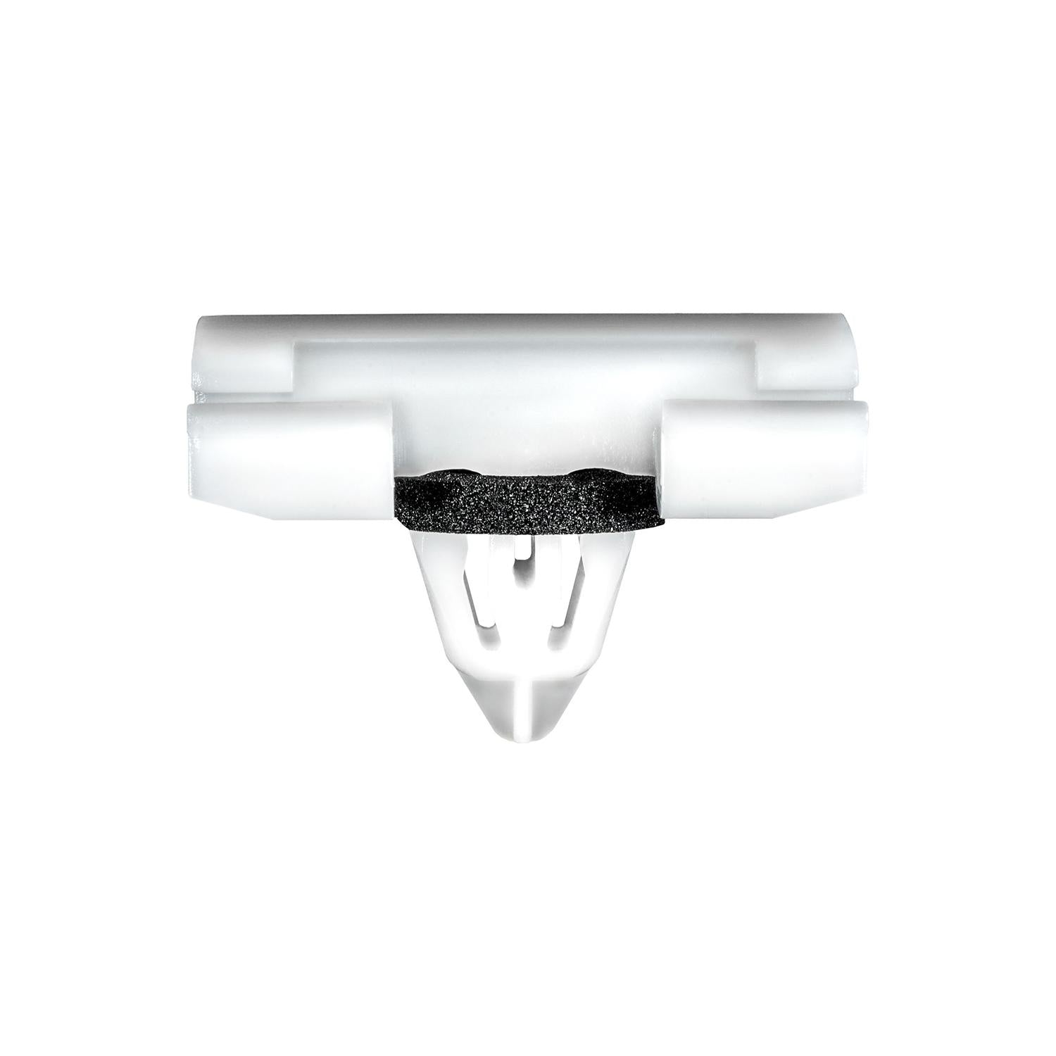 Land Rover Moulding Clip with Sealer, White Nylon