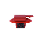 GM Moulding Clip with Metal Reinforcement, Red Nylon