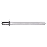GM Specialty Rivet, Diameter 5/32" (4mm), Flange 5/16" (8mm), Grip 3/64"-5/32" (1-4mm)