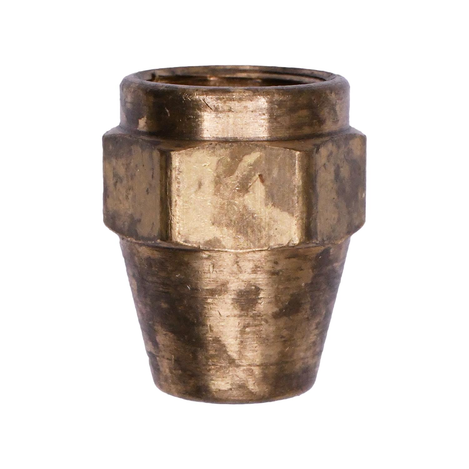 Brass Sae 45 Degree Flare Nut Short 1/4" Tube Size