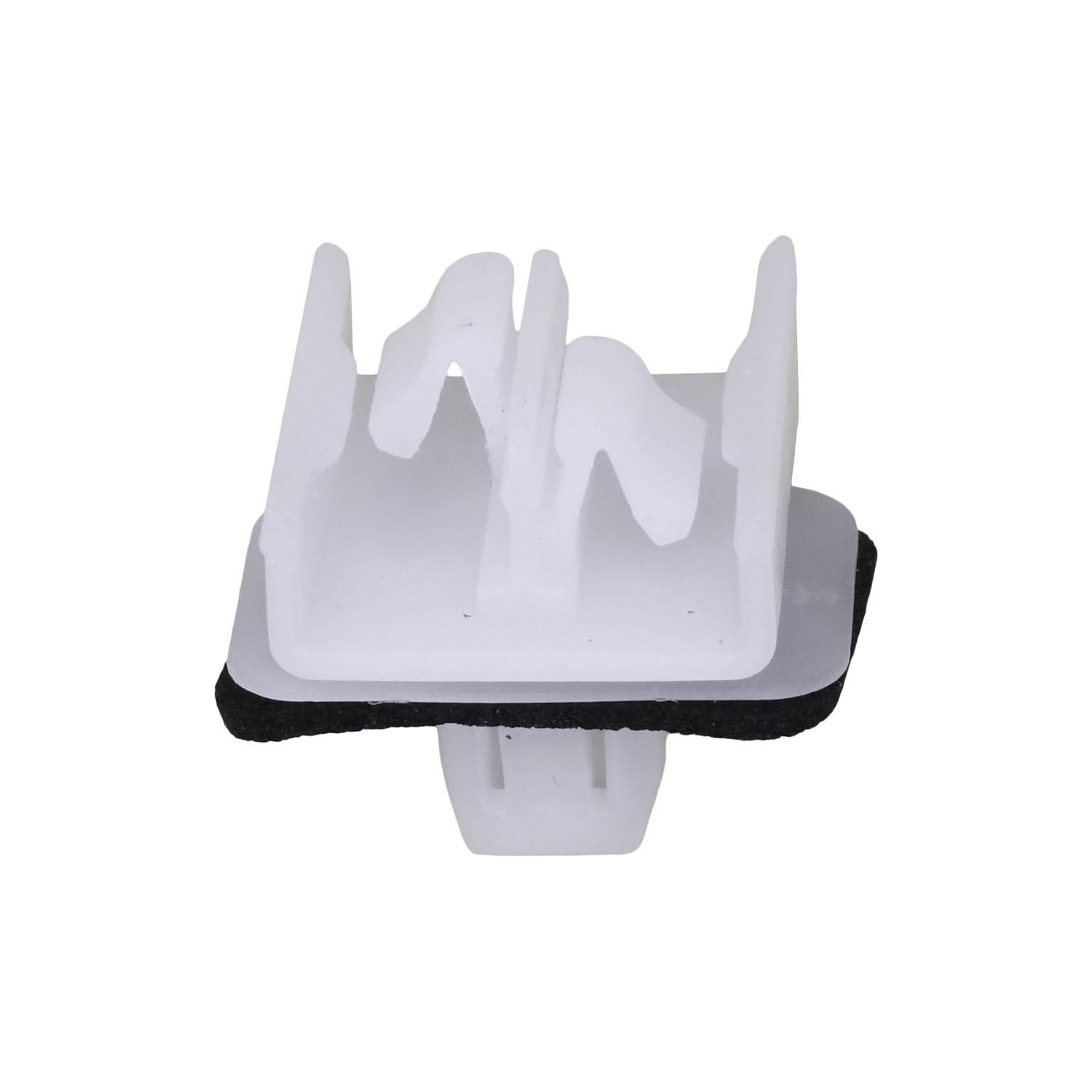 Toyota Moulding Clip with Sealer, White Nylon