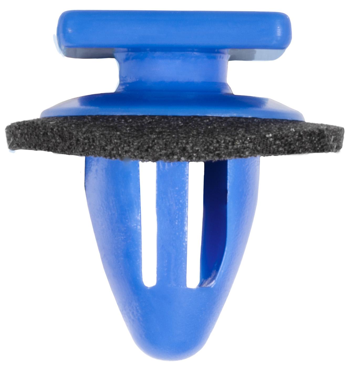 Hyundai Garnish Moulding Retainer with Sealer, Blue Nylon