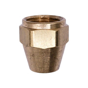 Brass Sae 45 Degree Flare Nut Short 3/8" Tube Size