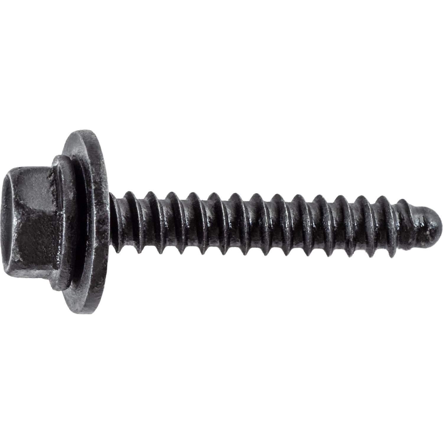 Hex Head Sems Tap Screw M4.2-1.41 x 25mm Black