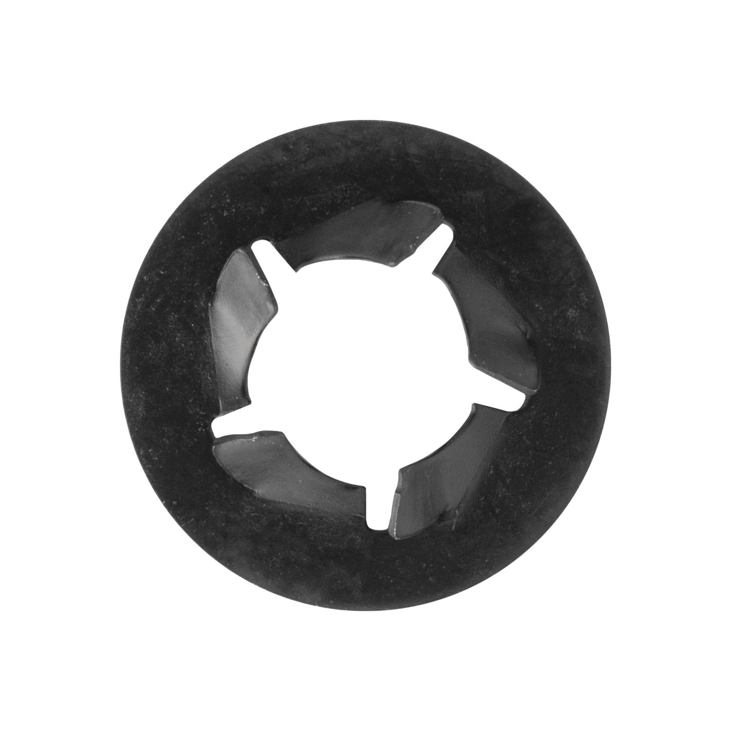 Pushnut Bolt Retainer 1/4" Bolt 1/2" Od Black Phosphate