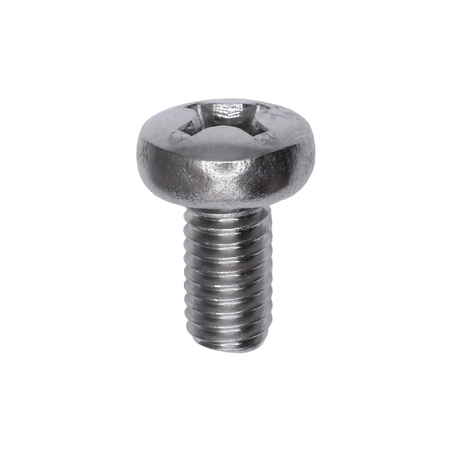 M6-1.0 x 12mm Philips Pan Head License Plate Screw