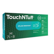 TouchNTuff 92-500, Disposable Gloves, 5.00 to 5.99 mil Palm, Nitrile, Powdered, S (7), 100 PK