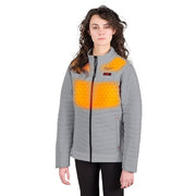 M12 Women's Heated Jacket, Gray, Heats 3 to 12 Hours, 2 Outside Pockets, XL