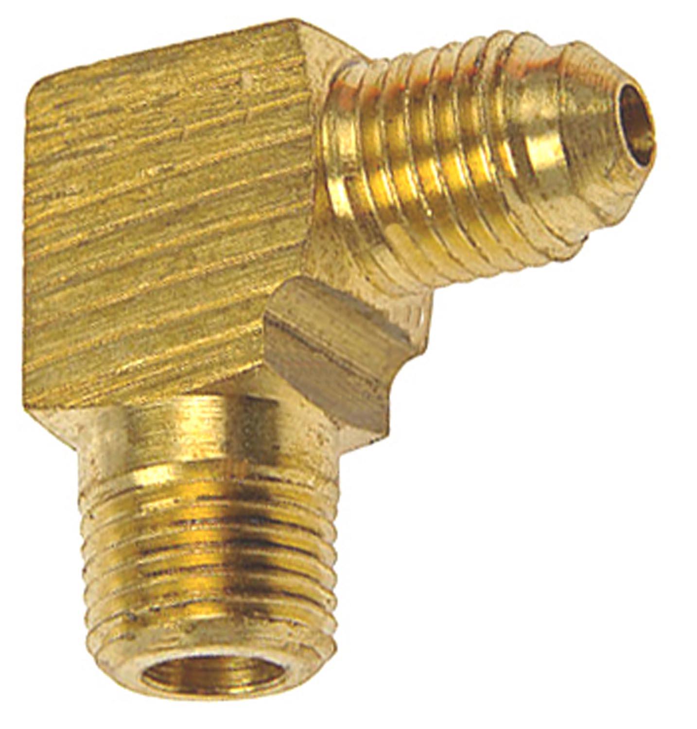 Brass Sae 45 Degree Flare Male Adapter Elbow 5/16" Tube Size 1/4" Npt Threads