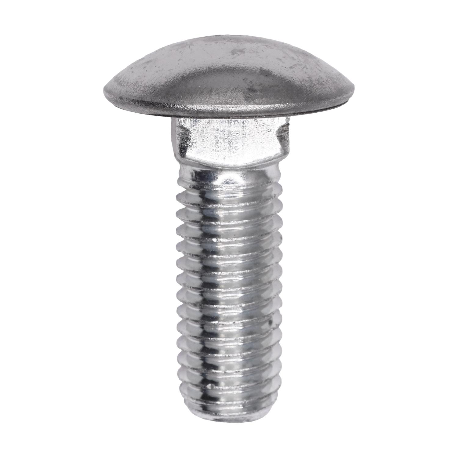 Rd Head Bumper Bolt withStainless Steel Cap 1/2-13 x 1-1/2"