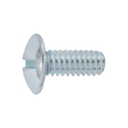 Slotted Truss Head License Plate Screw 1/4-20 x 5/8" - Zinc