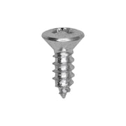8 x 1/2" Phillips Oval Head Tapping Screw Zinc