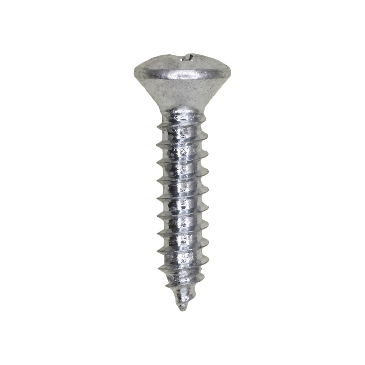 8 x 3/4" Phillips Oval Head Tapping Screw Zinc