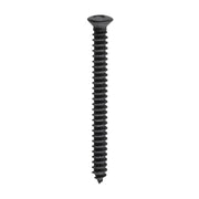 Phillips Oval Head Tapping Screw #10 x 2" - Black
