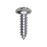 #12 x 3/4" Phillips Pan Head Tapping Screw Zinc