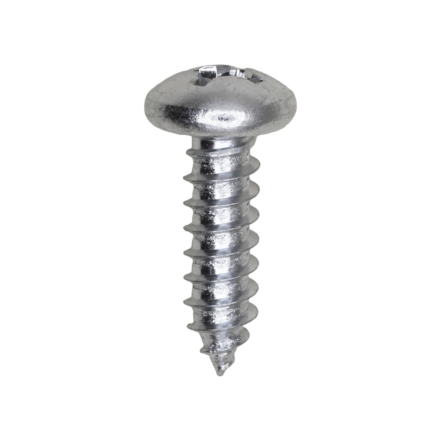 #12 x 3/4" Phillips Pan Head Tapping Screw Zinc