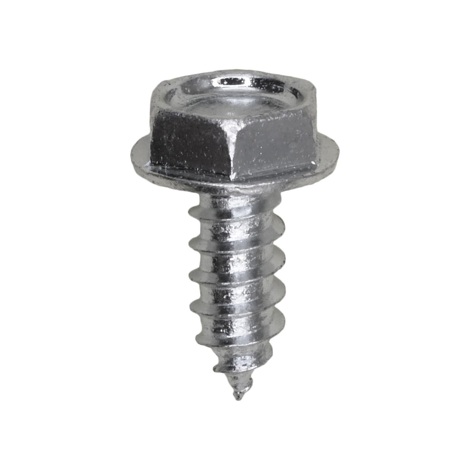 10 x 1/2" Indented Hex Head Tapping Screw 5/16" Hex Zinc