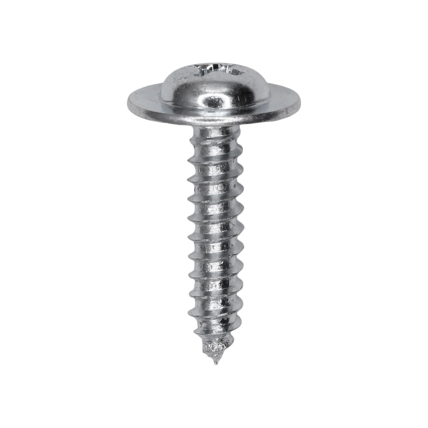 Phillips Flat Top Washer Head Tapping Screw #8 x 3/4"