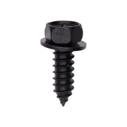 Phillips Hex/Slotted Washer Head Tapping Screw #14 x 3/4" - Black