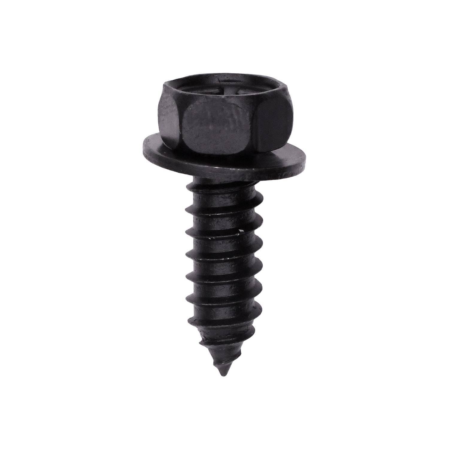 Phillips Hex/Slotted Washer Head Tapping Screw #14 x 3/4" - Black