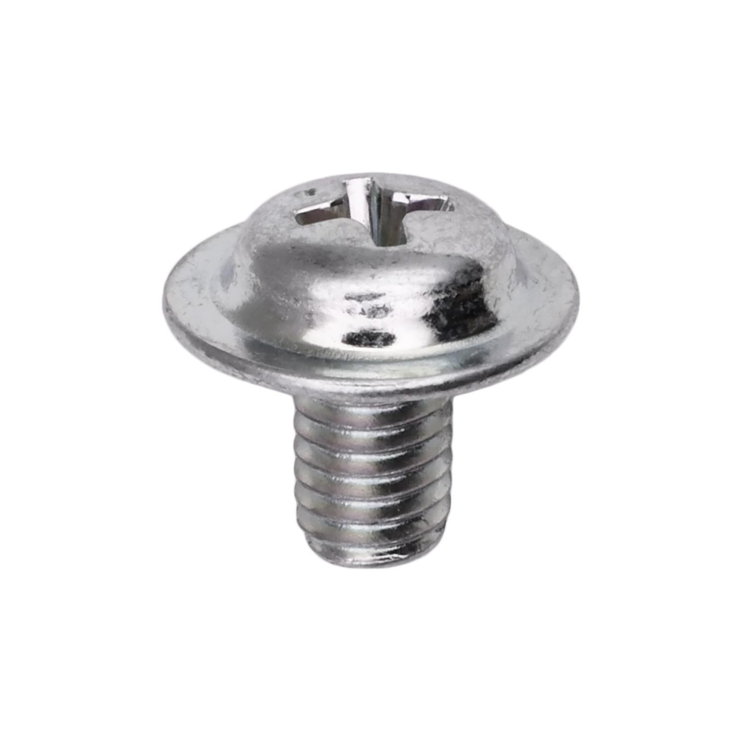 Phillips Pan Washer Head License Plate Screw M5-0.8 x 8mm - Zinc