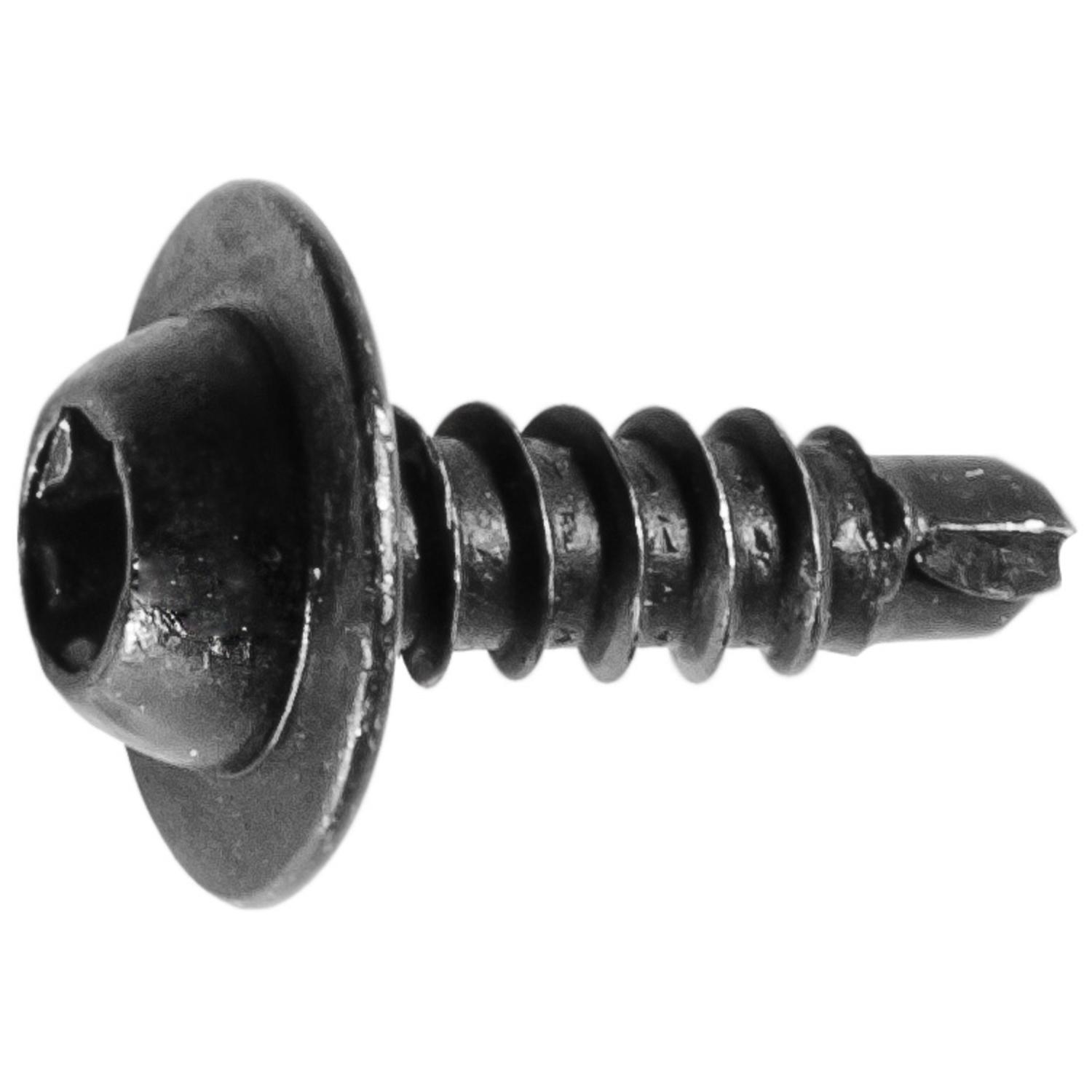 Torx Washer Head Tapping Screw with Tek Point M4.2-1.41 x 13mm - Black