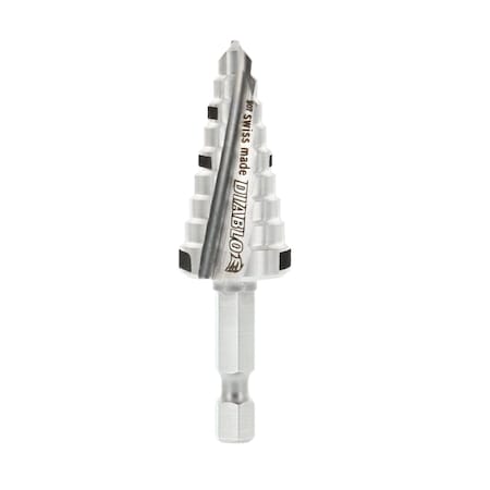 Impact Step Drill Bit (9 Steps),3/8"-3/