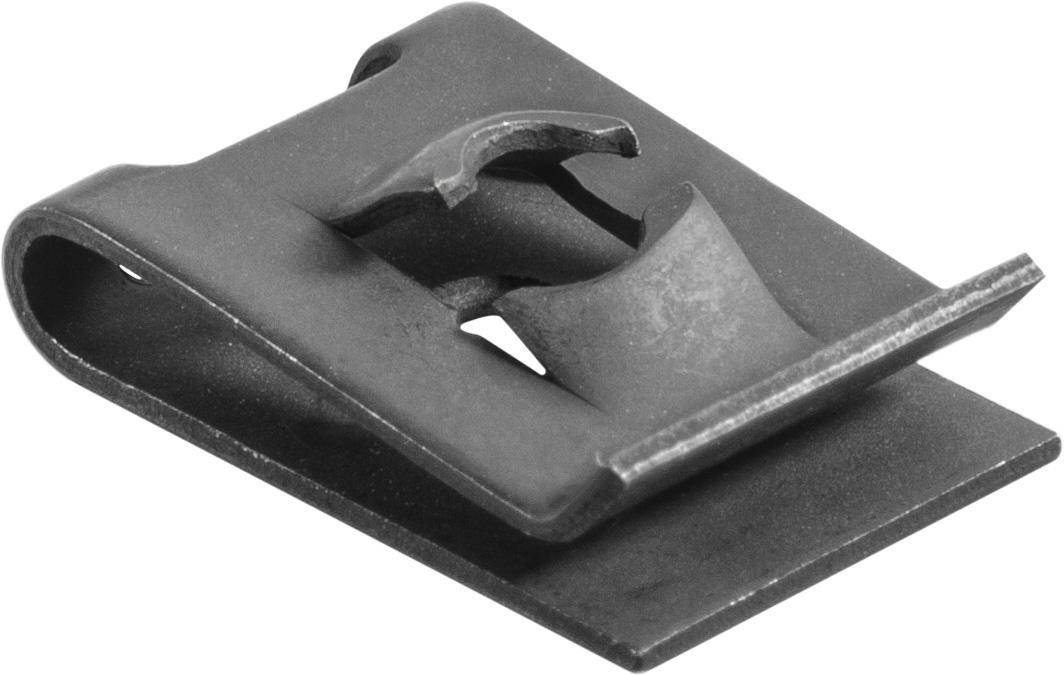 Spring Type U-Nut Screw #8 Panel Range .050-0.090 - Black