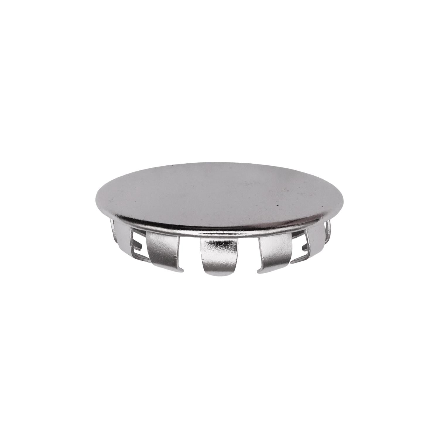 Plug Button 1" Hole Size - Nickel Plated