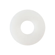 Flat Washer Bolt Size 1/4" O.D.387 - Natural Nylon