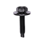 Hex Head Sems Body Bolt with a Dog Point 1/4-20 x 1-3/16" - Black