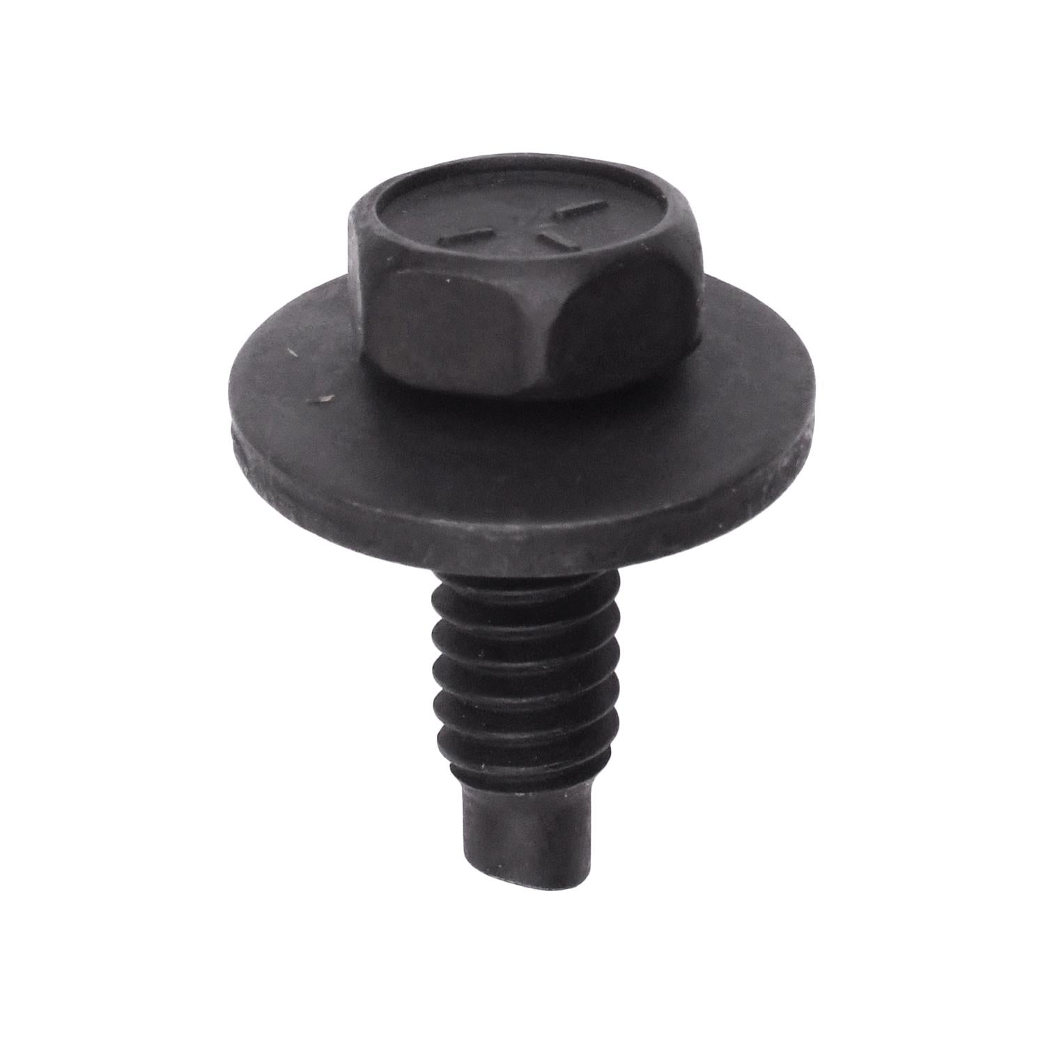 Hex Head Sems Body Bolt with a Dog Point 1/4-20 x 3/4" Black