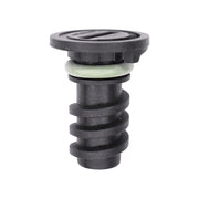 Screw Driver Slot Drain Plug (Black)