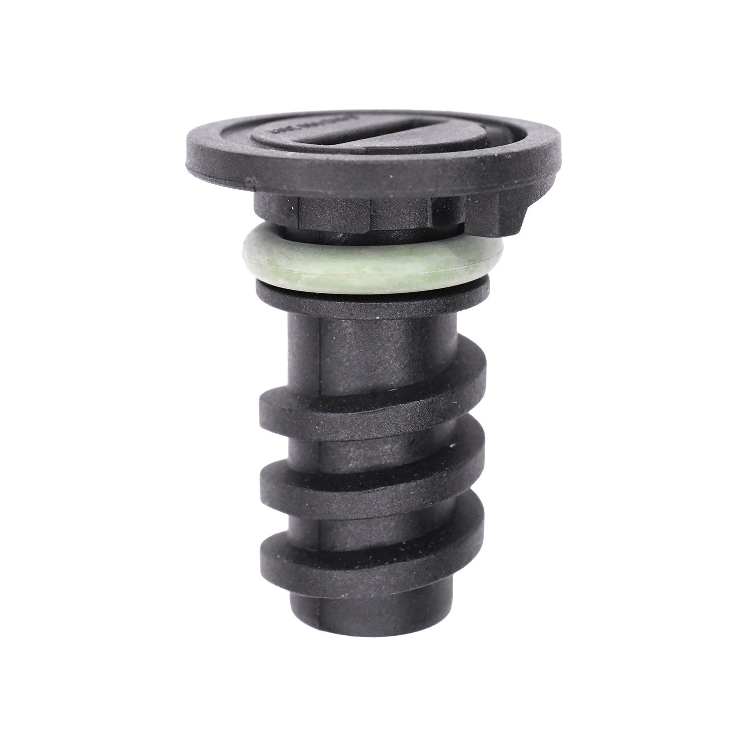 Screw Driver Slot Drain Plug (Black)