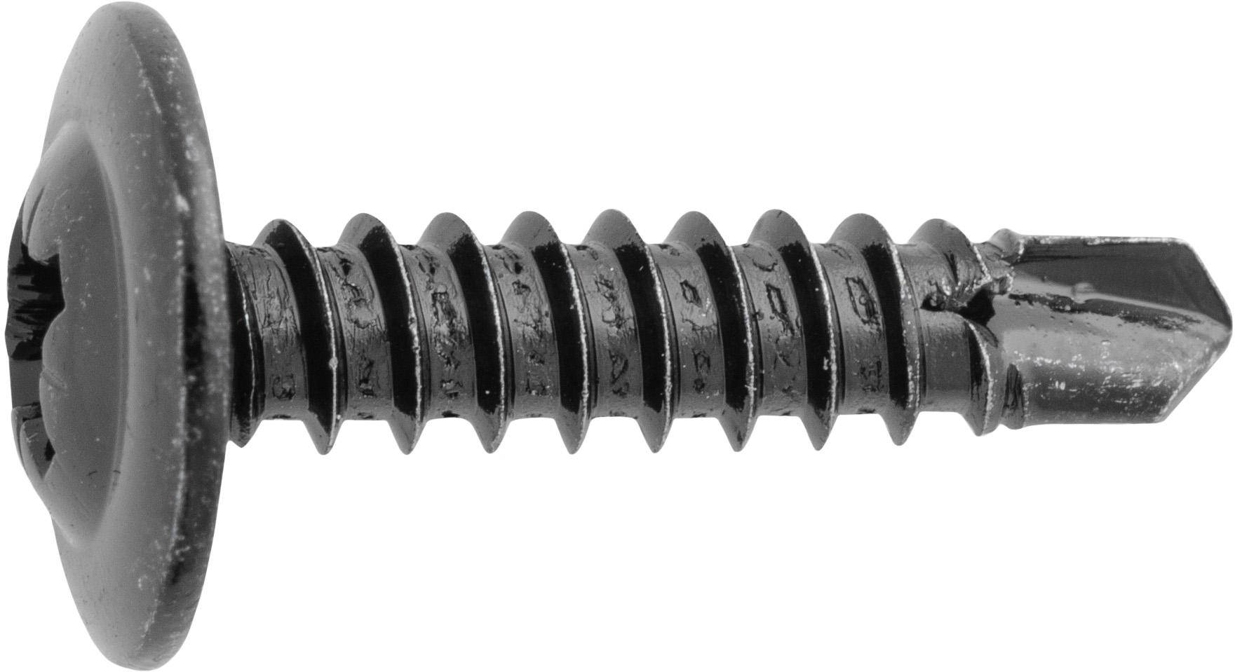 M4.2 x 19mm Phillps Flat Top Washer Head Tapping Screw