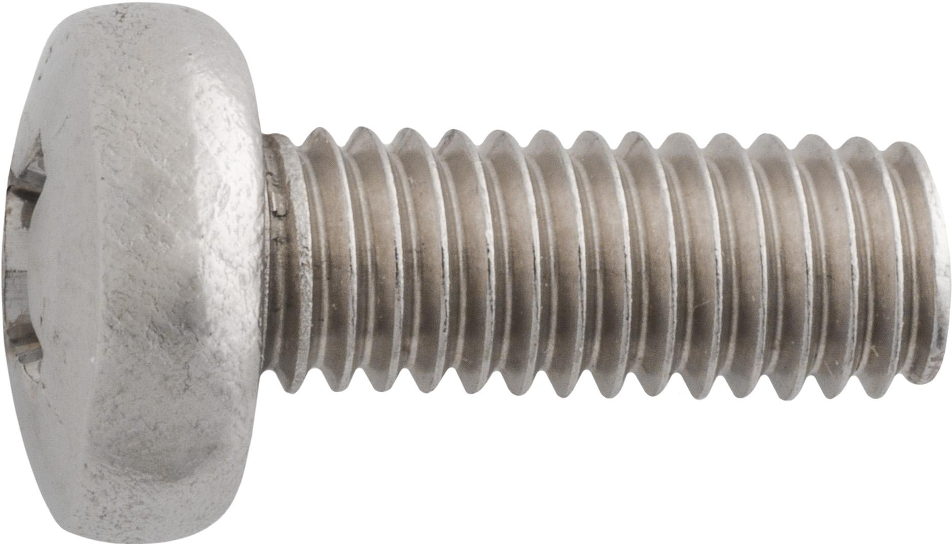6 x 16mm Phillips Pan Head Machine Screw-Stainless Steel