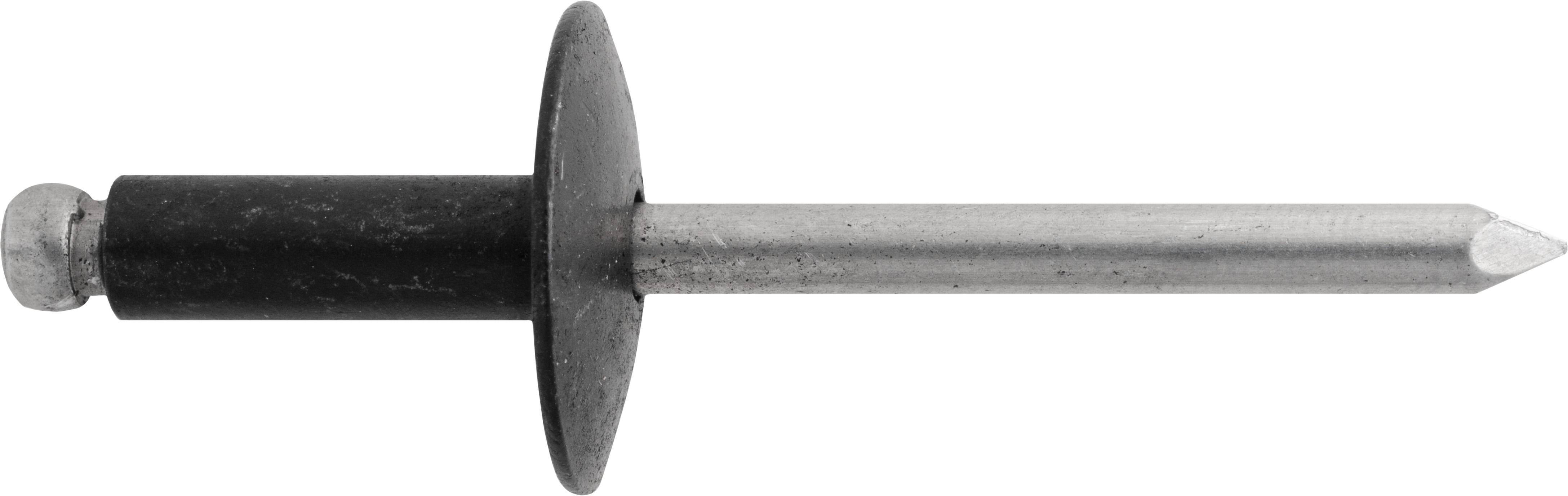 Large Flange Rivet 3/16" Diameter 1/4-3/8"