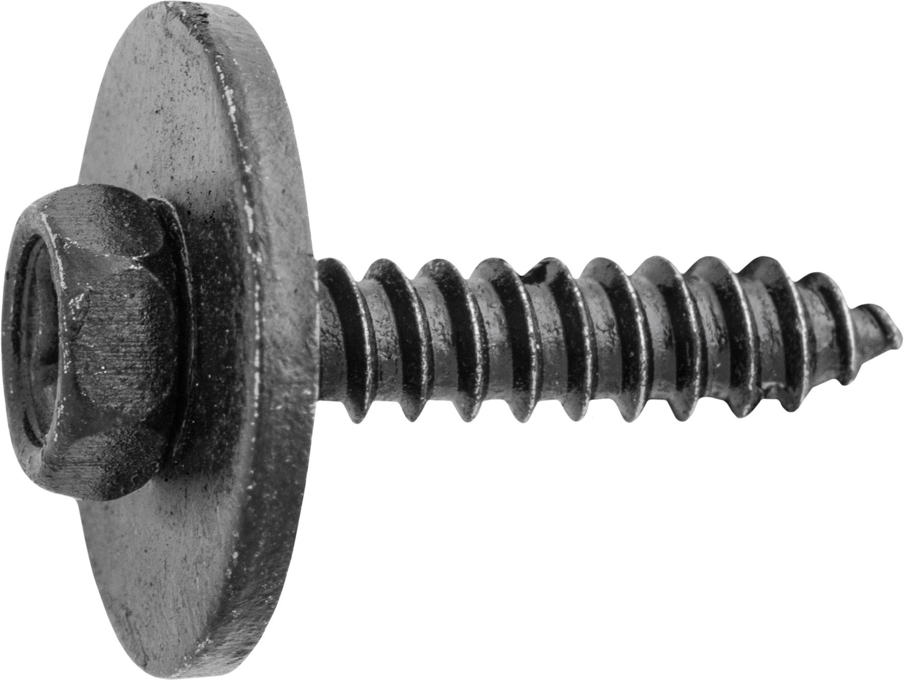 M4.2 x 20mm Phillips Indented Hex Head Tapping Screw with Loose Washer