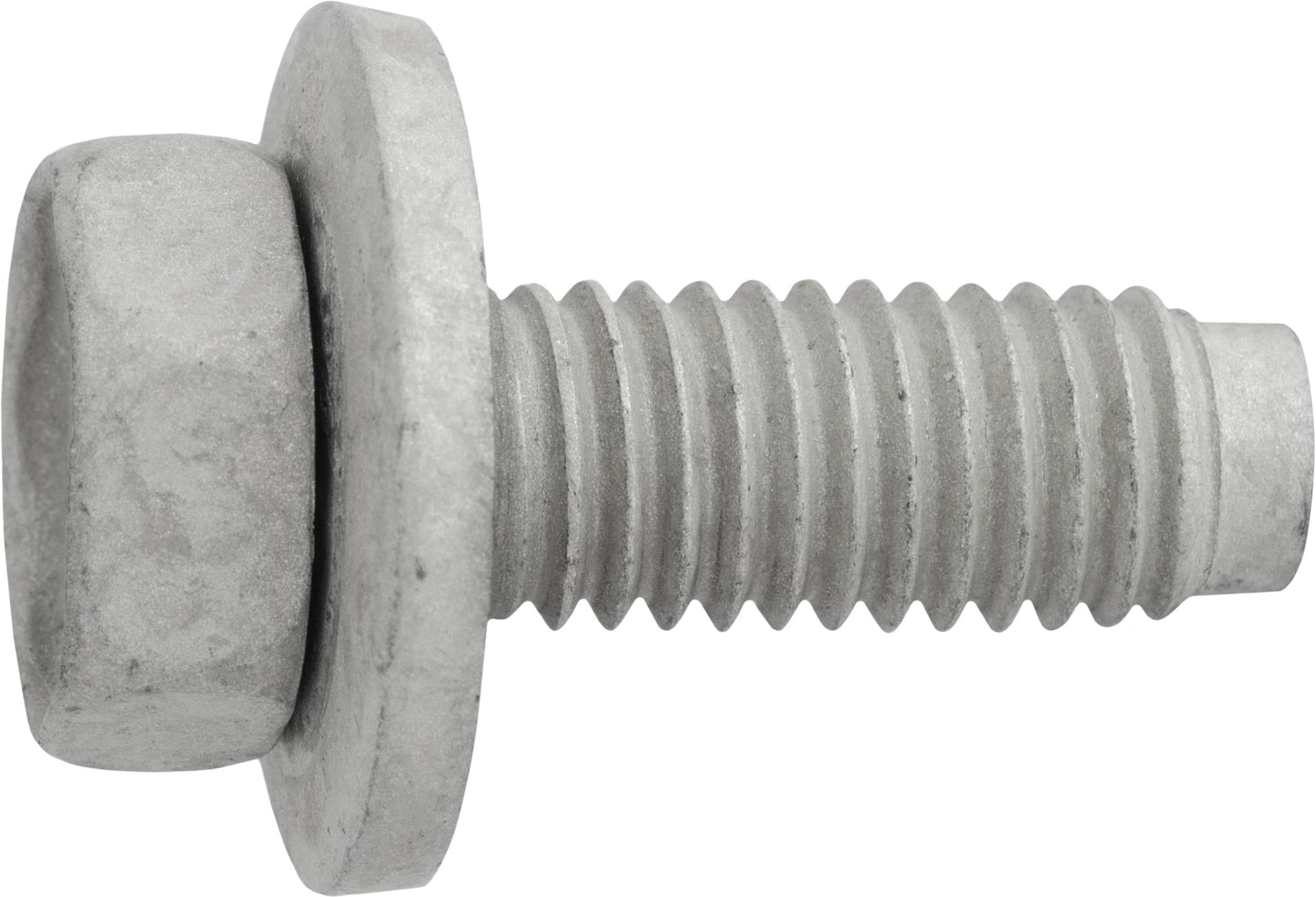 M8 x 23 Body Bolt Dog Point with Loose Washer