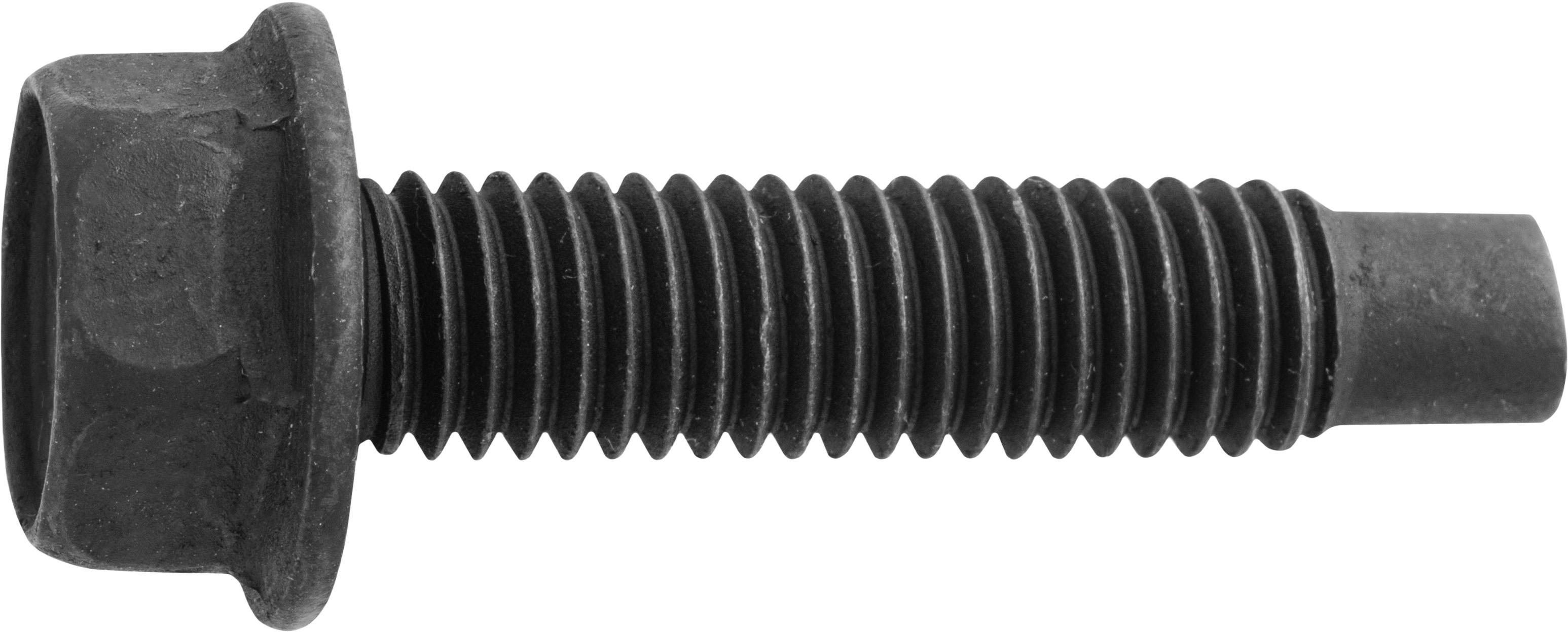M8 - 1.25 x 35 Hex Flange Head Body Bolt Dog Point