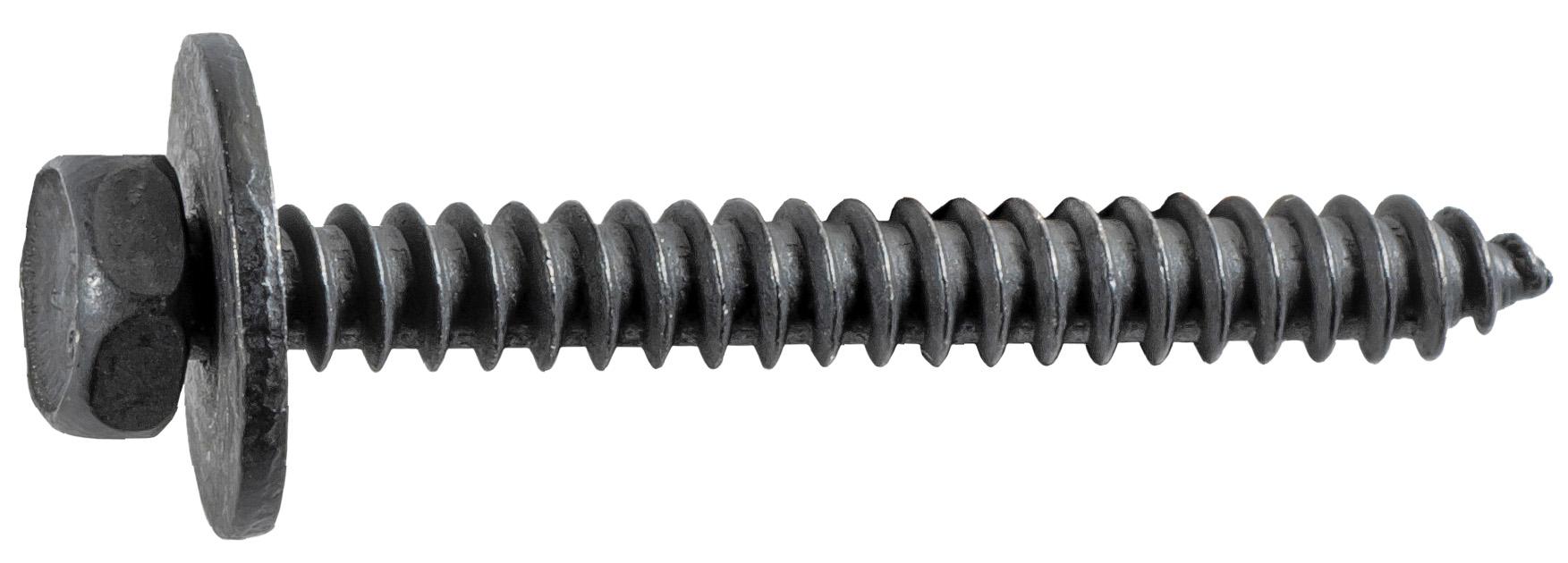 M4.2 x 35mm Unslotted Indented Hex Head Tapping Screw with Loose Washer